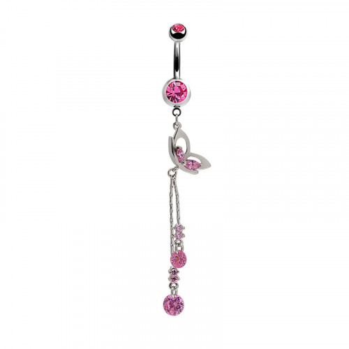 Creative Butterfly Shaped Belly Ring