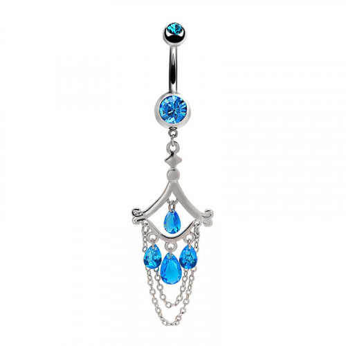 Oriental Style Belly Ring for Belly Dancing