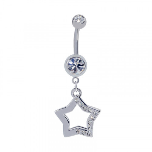 Cute Star Shaped Belly Ring Two Colors Available