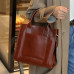 Large Capacity Leather Bag For Office Ladies