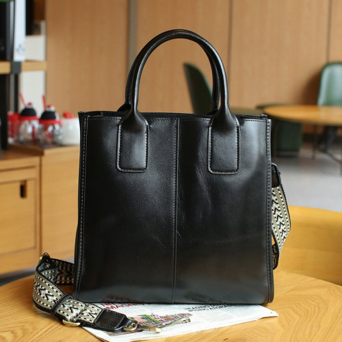 Large Capacity Leather Bag For Office Ladies