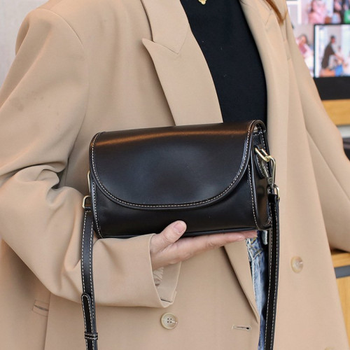 Minimal Women's Leather Shoulder Bag