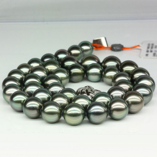 Customized Black Tahitian Pearl Necklaces