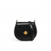 Chic Women's Leather Saddle Bag