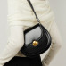 Chic Women's Leather Saddle Bag