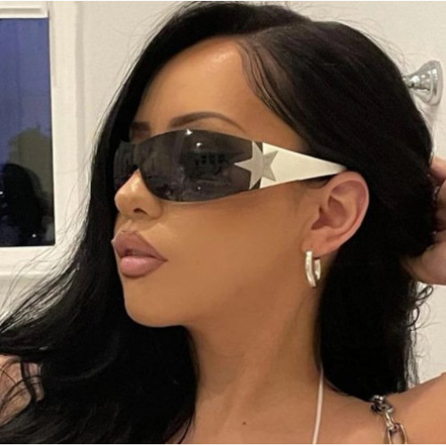 Fashion Women's One-piece Sunglasses