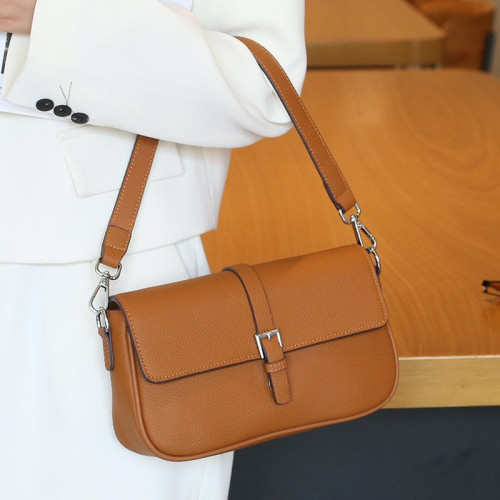 Minimal Design Women's Leather Bag