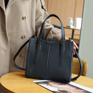 Classic Fashion Solid Leather Bag