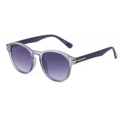 T-shaped Round Frame Sunglasses