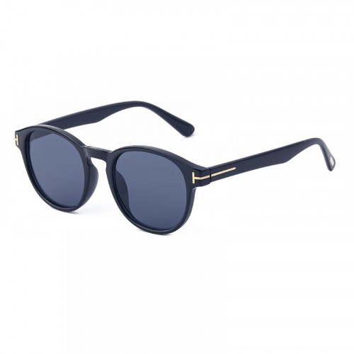 T-shaped Round Frame Sunglasses