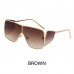 Fashion Large Frame Four Lens Women's Sunglasses