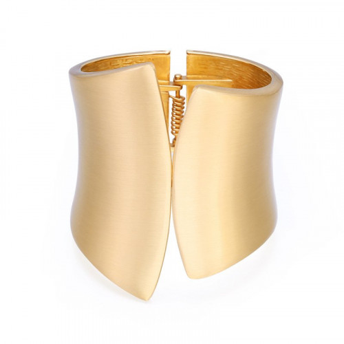 Fashion Exaggerated Asymmetrical Wide Alloy Open Bracelet