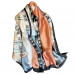 Fashion Scarf With Flower Pattern