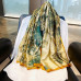 Golden Retro Print Summer Sunscreen Scarf