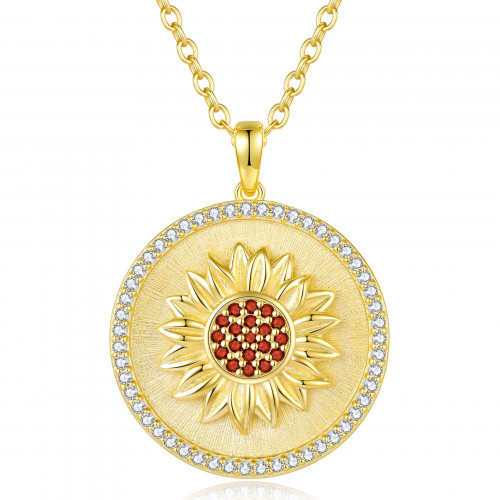 Elegance & Empowerment Radiant Pendant Necklace