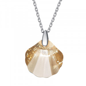 Shell Shaped Crystle Pendant