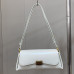 Elegant Women's Leather Baguette Bag