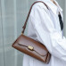 Elegant Women's Leather Baguette Bag