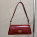 Elegant Women's Leather Baguette Bag