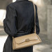 Elegant Women's Leather Baguette Bag