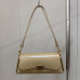 Elegant Women's Leather Baguette Bag